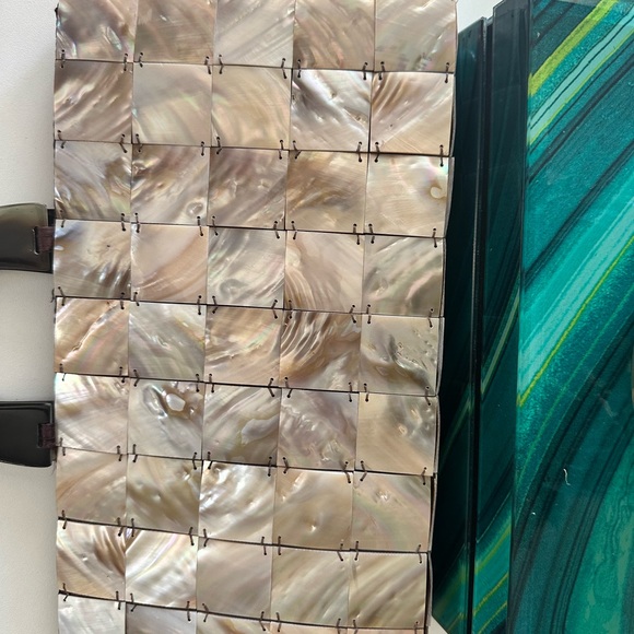 Mother of Pearl Clutch Purse Handbag Beautiful! - Picture 6 of 9